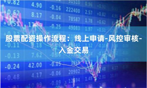 股票配资操作流程：线上申请-风控审核-入金交易